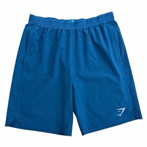 Gymshark Men’s Blue Athletic Running Training Shorts Size Large NWOT